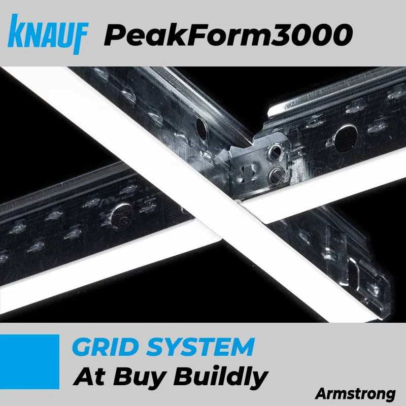 Armstrong PeakForm SUPRAFINE 3000 Steel Grid System | BuyBuildly