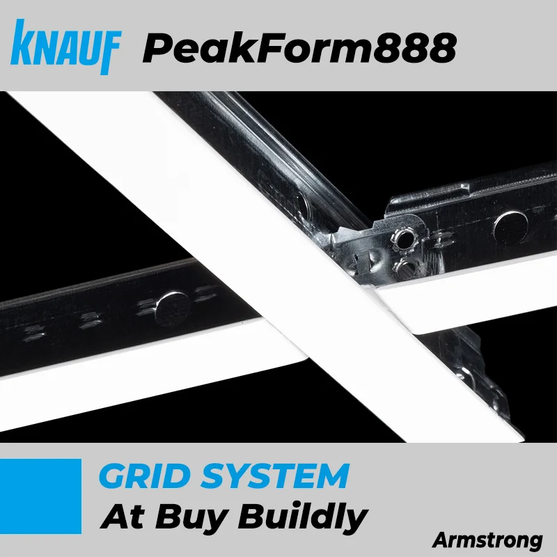 Armstrong PeakForm 888 Steel Grid System | BuyBuildly